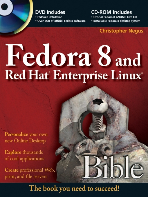 Title details for Fedora 8 and Red Hat Enterprise Linux Bible by Christopher Negus - Available